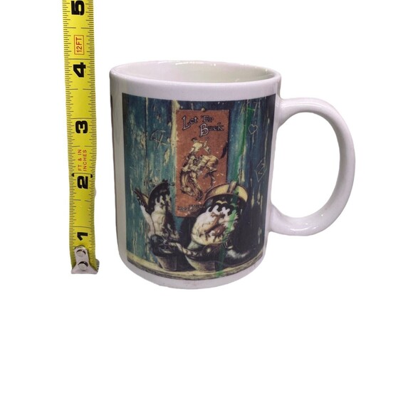 Leanin' Tree Coffee Mug Cup Let Er’ Buck Cowboy Boots MGW 188 Year 1993 - Picture 7 of 9